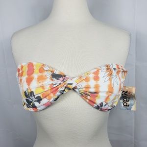  Mudd Tropical Floral Bikini Top Juniors Large